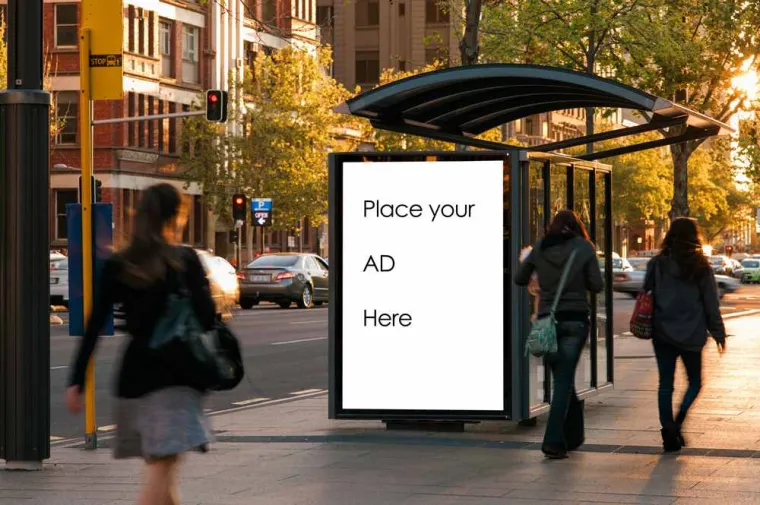 Panneau publicitaire extérieur réglementation, Le Port, Design Plus